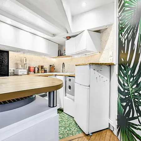 Chambre Cosy Dans Petit Loft Paris Extérieur photo
